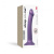 Strap-On-Me Mono Density Dildo, M - Насадка для страпона гибкая, 18х3.3 см., (фиолетовая)