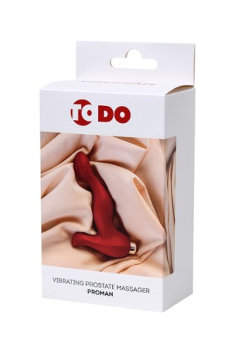 ToDo By Toyfa Proman - Вибростимулятор простаты, 12,5 см (красный)