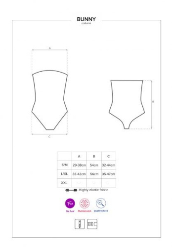 Obsessive Bunny costume - Сексуальный костюм зайки, S/M