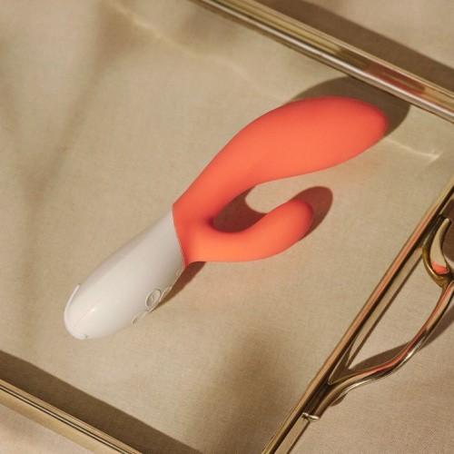 LELO Ina 3 - вібратор кролик для стимуляції клітора та точки G, 20х4.5 см (помаранчевий) - купити в Києві, Україні