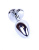 Анальная пробка Jewellery Silver Heart Plug - размер S Анальная пробка Jewellery Silver Heart Plug - размер S
