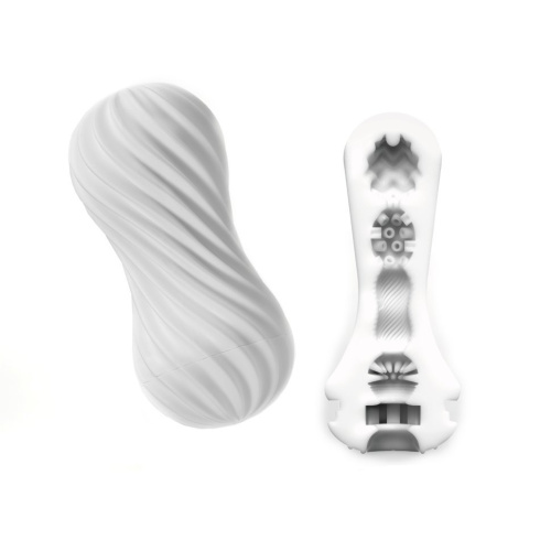 Tenga Flex Silky White мастурбатор з ефектом скручування, 17,6 см (білий) - купити в Києві, Україні