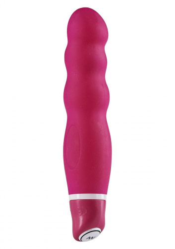 My Favorite Mini Ribbed Vibe - волнистый мини вибратор, 12х3 см (розовый)
