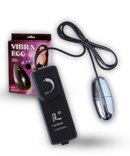 Baile Vibra Egg Silver - Виброяйцо, 5,8 см (серебристый)