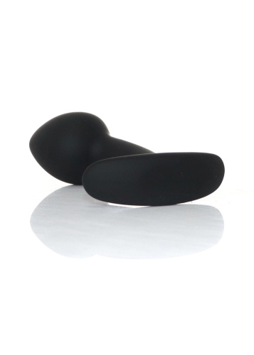 Анальная пробка Boys of Toys Silicone Black Curved Plug - размер M