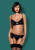 Obsessive Gretia set - эротический комплект бюстгальтер, стринги и пояс для чулок, S/M (чёрный) Obsessive Gretia set - эротический комплект бюстгальтер, стринги и пояс для чулок, S/M (чёрный)