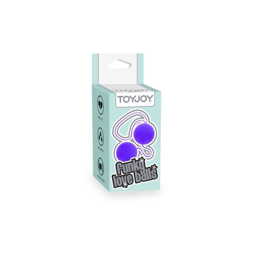 Toy Joy Funky Love - Вагинальные шарики, 3.5 см (фиолетовый)