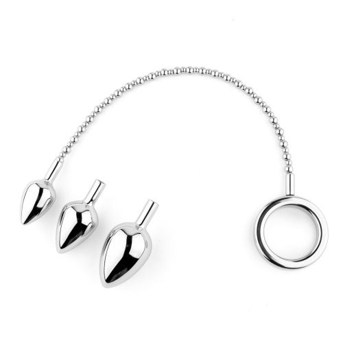 Анальная пробка с сменными элементами B-Series Jewellery Metal Anal Plug No. 4