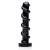 MC Mighty Screw 9.5 inch Dildo - ребристый фаллоимитатор с винтовой конструкцией, 24.13х5.7 см (чёрный)