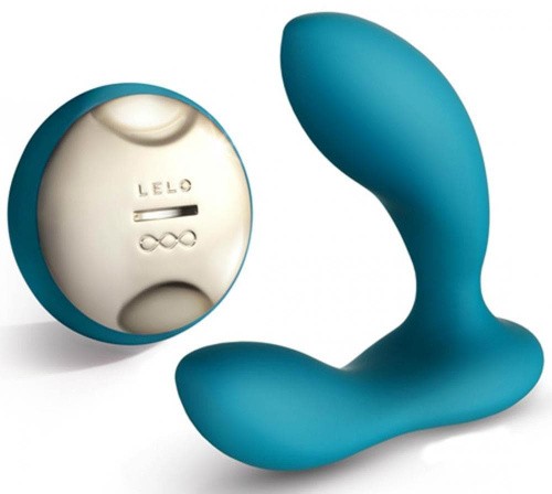 Lelo Hugo - анатомический массажер простаты с дистанционным управлением, 17х4 см (розовый)