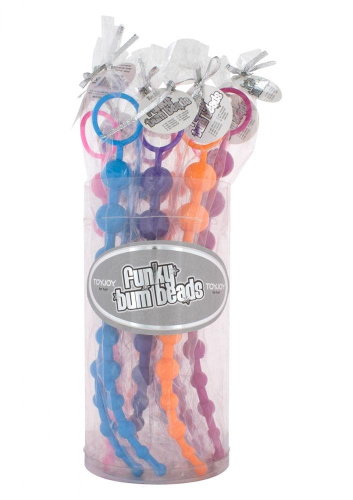 Toy Joy Funky Bum Beads - анальная цепочка, 26х2.5 см