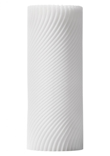 Tenga 3D Zen - Мастурбатор с волнистой текстурой, 24х7 см (белый)