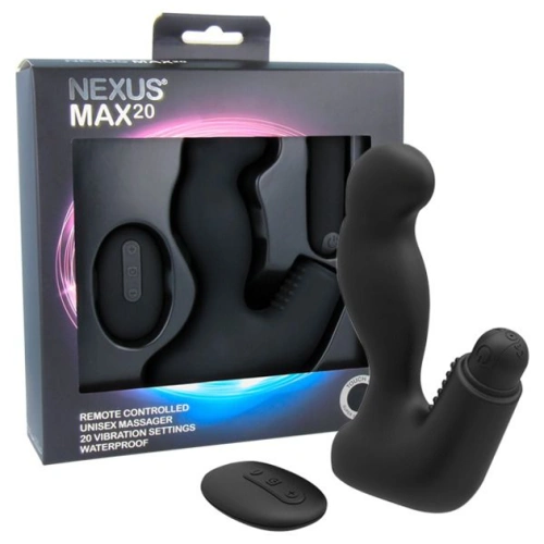 Nexus Max 20 Waterproof Remote Control Unisex Massager-масажер простати, 10х4 см - купити в Києві, Україні