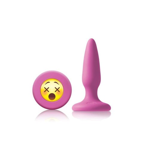 NS Novelties Mojis Plug #WTF пробка анальная, 8.6х2 см (розовый)