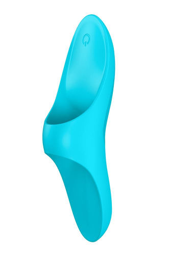 Satisfyer Teaser Light Blue - Вібратор на палець, 12х3.5 см (блакитний) - купити в Києві, Україні