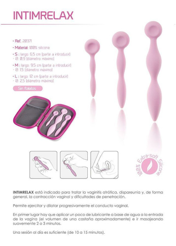 Femintimate Intimrelax - Система восстановления при вагинизме для снятия спазмов