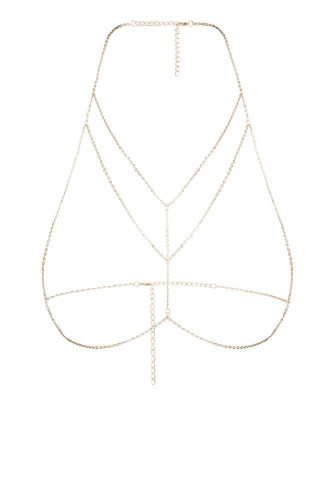 Julimex Bijoux Misty - декоративная цепочка на тело, (серебристый)