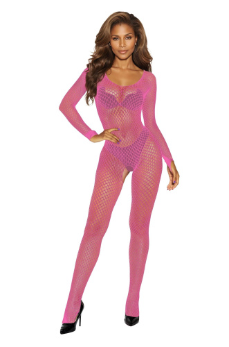 Бодистокинг SoftLin Bodystocking 2061, pink - One Size