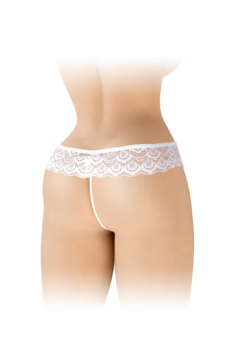 Трусики с открытой промежностью Fashion Secret Alicia, One Size белые