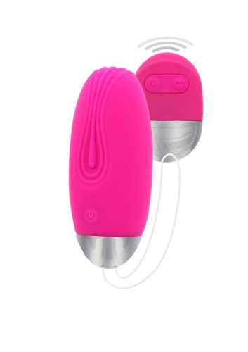 Toy Joy Funky Remote Egg - Виброяйцо, 7.9х3.4 см (розовое)