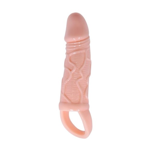 Pretty Love Carson Penis Sleeve Vibration Flesh - Насадка на пенис, 13,5 см (телесный)