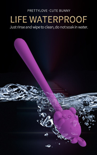 Мини вибратор на палочке Pretty Love Cute Bunny Flirting Stick