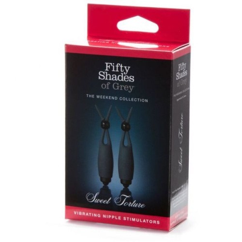 Fifty Shades of Grey Sweet Torture - Виброзажимы для сосков Сладкая Пытка, 10.7 см