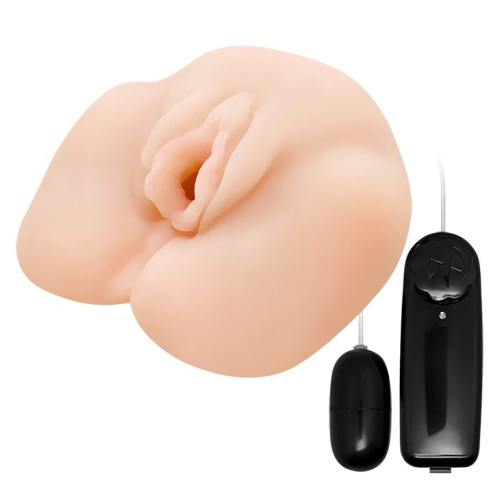 Ultra Realistic Vibrating Vagina - Мастурбатор вагина, 14 см (телесный)