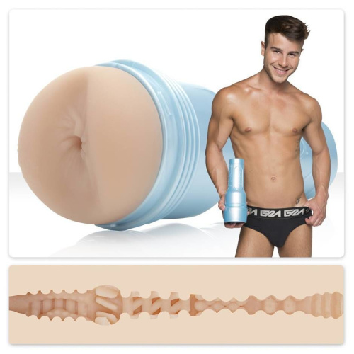 Fleshlight Fleshjack Boys Allen King Majestic - мастурбатор в виде ануса, 25х7 см