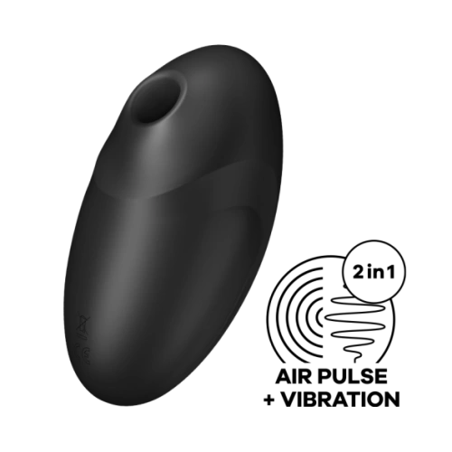 Satisfyer Vulva Lover 3 Black - Вакуумный стимулятор (чёрный)