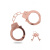 Toy Joy Rose Gold Fun Cuffs - Наручники металлические (розовое золото) Toy Joy Rose Gold Fun Cuffs - Наручники металлические (розовое золото)