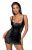 Платье с кружевными вставками Noir Handmade F229 Powerwetlook dress, M Платье с кружевными вставками Noir Handmade F229 Powerwetlook dress, M