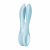 Satisfyer Threesome 1 - Клиторальный вибратор, 14 х 5.6 х 3.6 см (голубой) Satisfyer Threesome 1 - Клиторальный вибратор, 14 х 5.6 х 3.6 см (голубой)