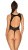 Obsessive B129 teddy - Боди, S/M/L (чёрный)