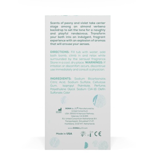 Dona Bath Bomb Naughty Sinful Spring - набор бомбочек для ванны, 140 гр