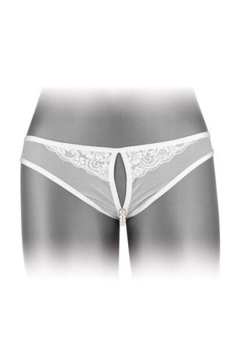 Fashion Secret Sophie White трусики с жемчугом и доступом, S-L (белый)