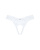 Obsessive Heavenlly crotchless thong  - эротические стринги с открытой промежностью, XL/2XL (белый)