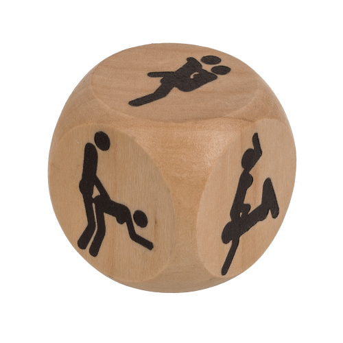 Kama Sutra Wooden Dice – Деревянный кубик, 3x3 см