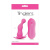 Ns Novelties Tingler Vibrating Plug III Pink - Анальная пробка с вибрацией, 9 см
