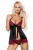 Obsessive 842-BAB-1 babydoll - сексуальный бэби долл с кружевом и стрингами, S/M (чёрный с бордовым) Obsessive 842-BAB-1 babydoll - сексуальный бэби долл с кружевом и стрингами, S/M (чёрный с бордовым)