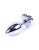 Boss Jewellery Silver Heart PLUG Light Blue - Анальная пробка с кристаллом, 7х2.7 см (голубой) Boss Jewellery Silver Heart PLUG Light Blue - Анальная пробка с кристаллом, 7х2.7 см (голубой)