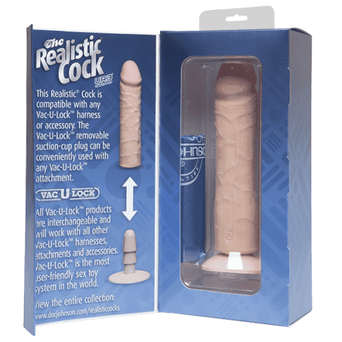 Фаллоимитатор UltraSkyn Realistic Cock 8", 20,3х4,6 см