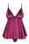 Obsessive 845-BAB-5 babydoll - сексуальный бэби долл с кружевными трусиками, S/M (фиолетовый)