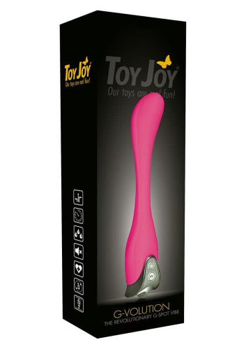 Toy Joy G-Volution - Вибромассажер, 23х3.5 см (фиолетовый)