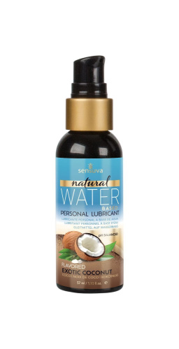 Sensuva Natural Water-Based Exotic Coconut - Смазка на водной основе, 57 мл (кокос)