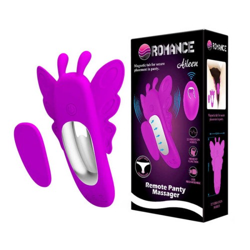 LyBaile Romance Aileen Remote Panty Massager Purple - Вибратор в трусики, 10.5х6.2 см (фиолетовый)