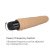 Real Feel Cyberskin Vibrator Flesh 7,5" - Вибратор, 20 см (телесный)
