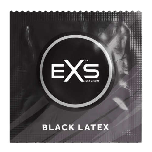 Презерватив EXS Black Latex Condom, 1 шт