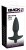 Orion Black Velvet Vibrating Plug Medium анальная пробка с вибрацией, 15х3 см (M)
