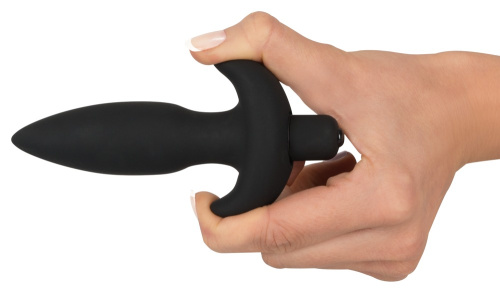 Orion Black Velvet Vibrating Plug Small анальная пробка с вибрацией, 13х2.7 см (S)